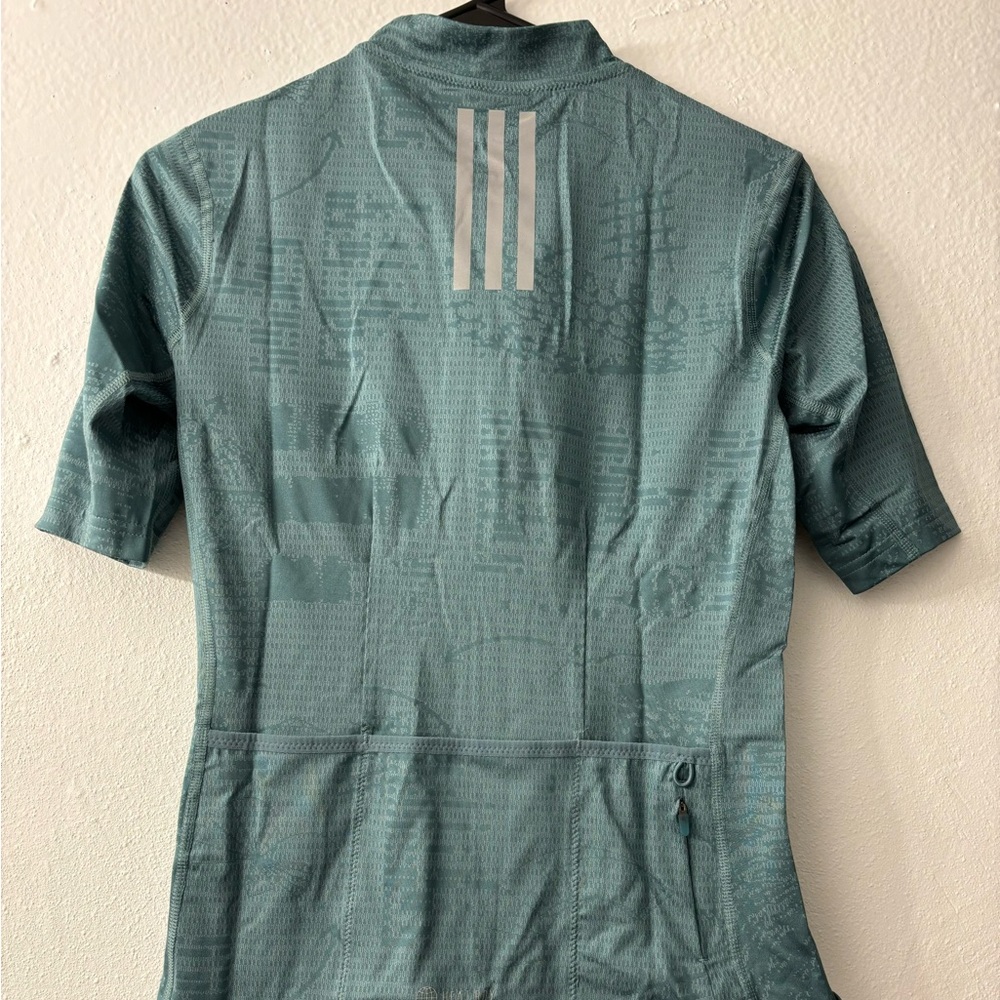 Adidas X Parley Heat.RDY Women’s Green Cycling Jersey Size Small - Picture 11 of 11